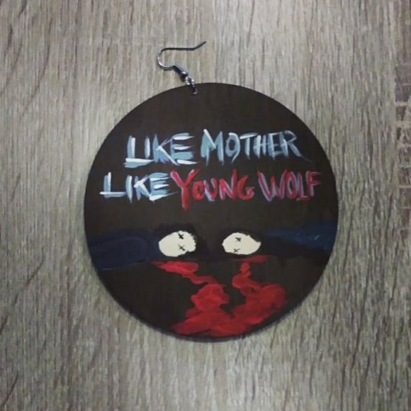 "Red Wedding 2" Earrings - Picture 5 of 8